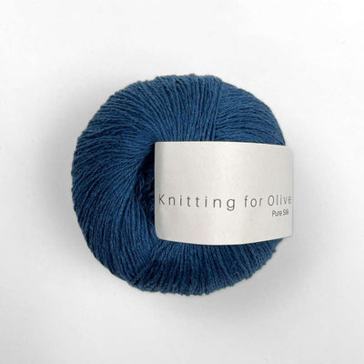 Knitting for Olive - Pure Silk - 50g - Blue Tit | Yarn Worx