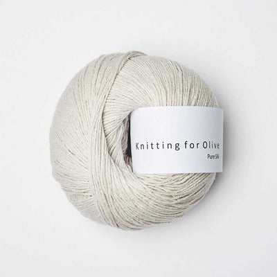 Knitting for Olive - Pure Silk - 50g - Putty | Yarn Worx