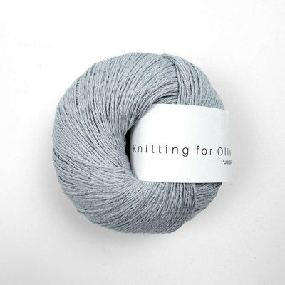 Knitting for Olive - Pure Silk - 50g - Soft Blue | Yarn Worx