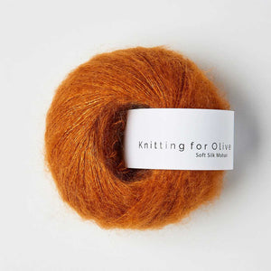 Knitting for Olive - Soft Silk Mohair - 25g - Artichoke Purple | Yarn Worx