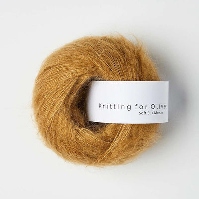 Knitting for Olive - Soft Silk Mohair - 25g - Caramel | Yarn Worx