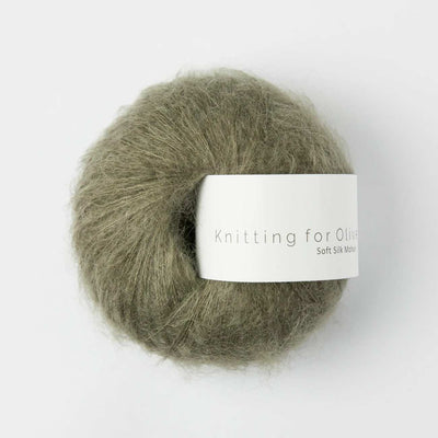 Knitting for Olive - Soft Silk Mohair - 25g - Dusty Olive | Yarn Worx