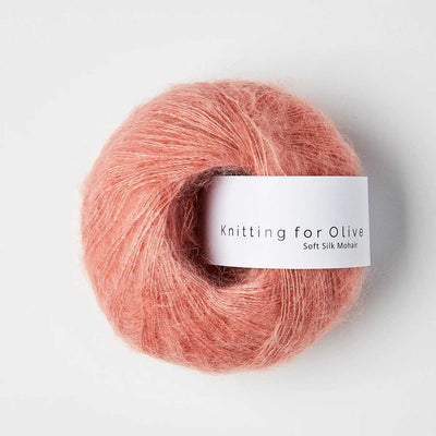 Knitting for Olive - Soft Silk Mohair - 25g - Flamingo | Yarn Worx