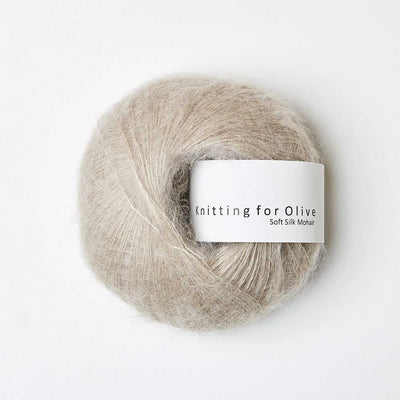 Knitting for Olive - Soft Silk Mohair - 25g - Oat | Yarn Worx