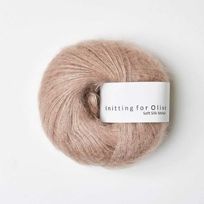 Knitting for Olive - Soft Silk Mohair - 25g - Rose Clay | Yarn Worx