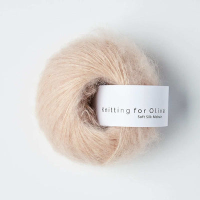 Knitting for Olive - Soft Silk Mohair - 25g - Soft Rose | Yarn Worx