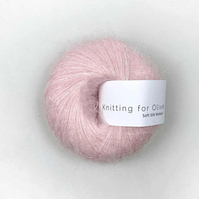 Knitting for Olive - Soft Silk Mohair - 25g - Cherry Blossom | Yarn Worx
