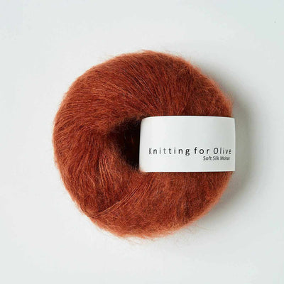 Knitting for Olive - Soft Silk Mohair - 25g - Dusty Robin | Yarn Worx