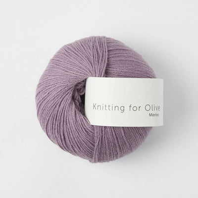 Knitting for Olive - Merino - 50g - Artichoke Purple | Yarn Worx