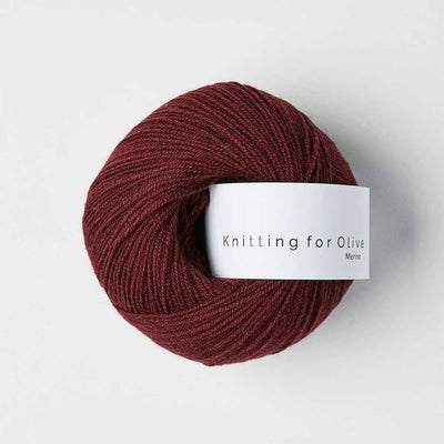 Knitting for Olive - Merino - 50g - Bordeaux | Yarn Worx