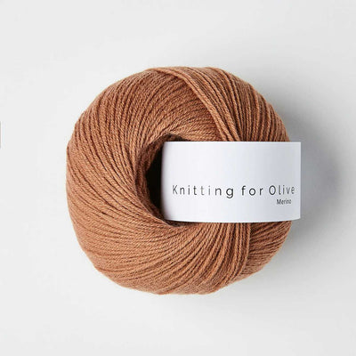 Knitting for Olive - Merino - 50g - Brown Nougat | Yarn Worx