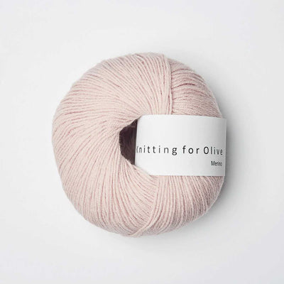 Knitting for Olive - Merino - 50g - Soft Rose | Yarn Worx