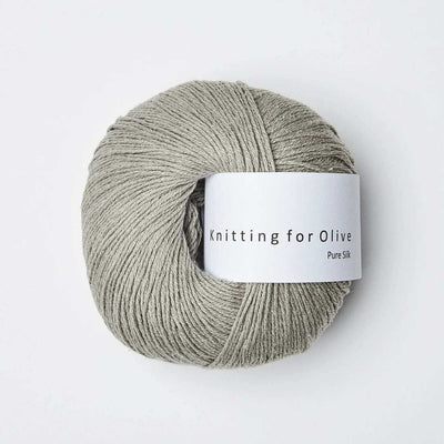 Knitting for Olive - Pure Silk - 50g - Lambs Ear | Yarn Worx