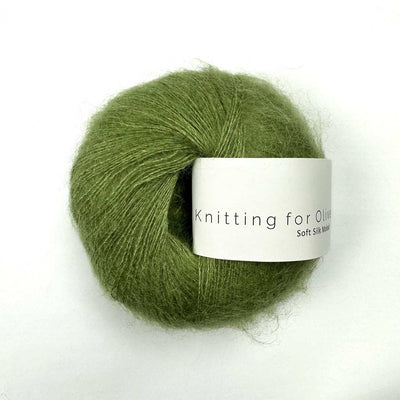 Knitting for Olive - Soft Silk Mohair - 25g - Pea Shoots | Yarn Worx