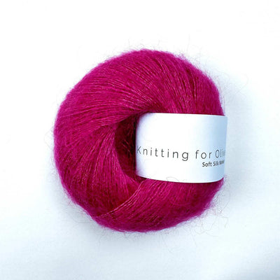 Knitting for Olive - Soft Silk Mohair - 25g - Pink Daisies | Yarn Worx