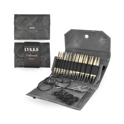 LYKKE - Driftwood Interchangeable Needle Set - 5" | Yarn Worx