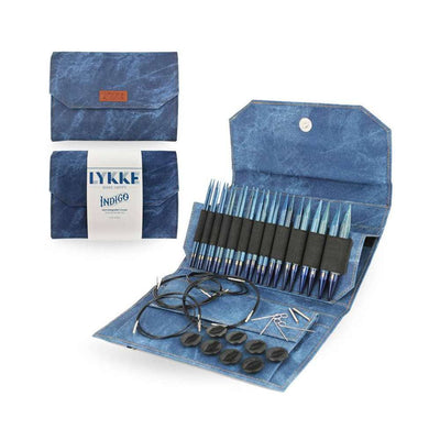 LYKKE - Indigo Interchangeable Needle Set - 5" | Yarn Worx