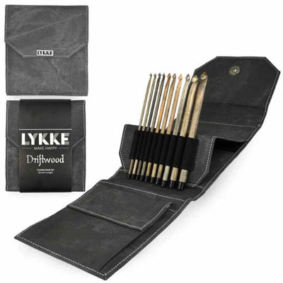 LYKKE - Driftwood 15cm (6") Crochet Hook Set | Yarn Worx