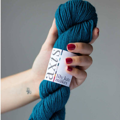 Lily Kate Makes - Axis Worsted - Blueshift | Yarn Worx