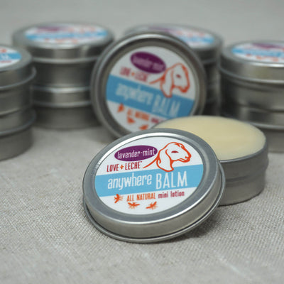 Love + Leche Anywhere Balm Mini Lotion Bar - Lavender & Mint | Yarn Worx