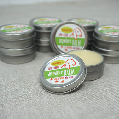Love + Leche Anywhere Balm Mini Lotion Bar - Lemongrass | Yarn Worx