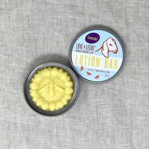 Love + Leche Bee & Sunflower Lotion Bar - Lavender