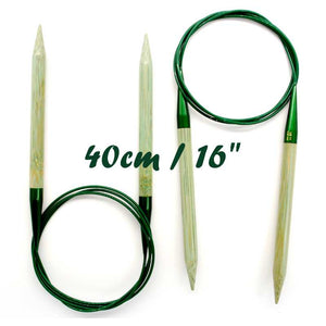 LYKKE - Grove Bamboo Fixed Circular Needles - 40cm (16") | Yarn Worx