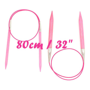 LYKKE - Blush Fixed Circular Needles - 80cm (32") | Yarn Worx
