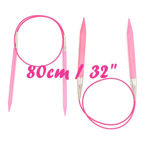 Lykke: Blush Fixed Circular Needles (32”) – Knitters Without Borders LLC