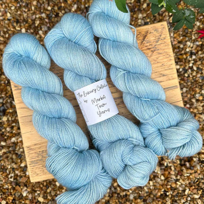 Market Town Yarns - Luxury Pastels Collection - Bluefaced Leicester, Silk, Cashmere 4ply Yarn - 100g