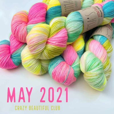 Emma's Yarn Crazy Beautiful Colour Club - May 2021 Colour