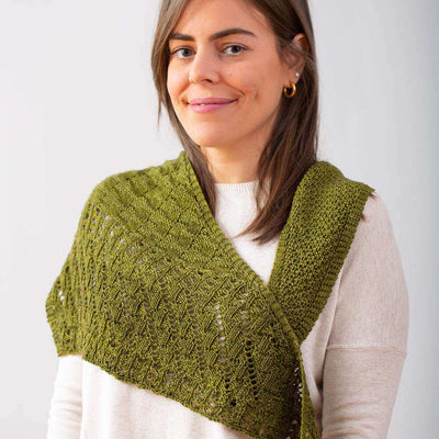 Urth Yarns Meander Scarf Pattern - Digital Download | Yarn Worx