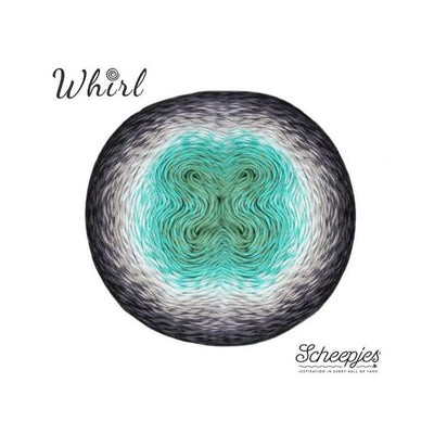 Scheepjes - Whirl - Aurora Collection - Minty Black Velvet | Yarn Worx