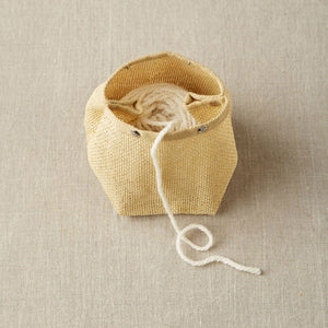 Cocoknits - Natural Mesh Bag showing yarn inside | Yarn Worx