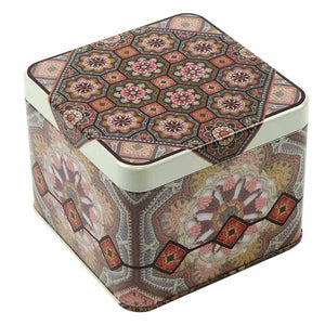 Emma Ball/Janie Crow - Persian Tiles Small Square Tin | Yarn Worx