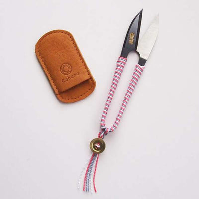 Cohana - Shozaburo Thread Snips with Silk Iga Braid - pink | Yarn Worx