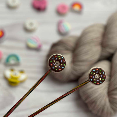 Stitch Stoppers - Brown Donuts | Yarn Worx