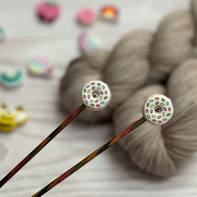 Stitch Stoppers - White Donuts | Yarn Worx