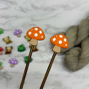 Stitch Stoppers - Toadstools - Various Colours | Yarn Worx