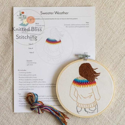Sweater Weather - Embroidery Kit | Yarn Worx