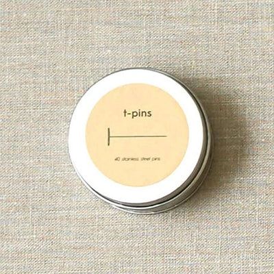 Cocoknits - T-Pins shown with the tin closed | Yarn Worx