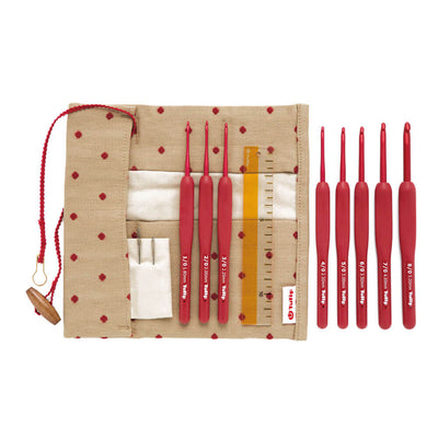 Tulip Etimo Red Crochet Hook Set | Yarn Worx