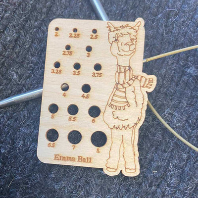 Emma Ball - Alpaca Needle Gauge | Yarn Worx