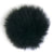 Toft Alpaca Pom Pom in Black | Yarn Worx