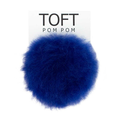 Toft Alpaca Interchangeable Pom Pom - Blue | Yarn Worx