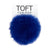 Toft Alpaca Interchangeable Pom Pom - Blue | Yarn Worx