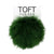 Toft Alpaca Interchangeable Pom Pom - Green | Yarn Worx