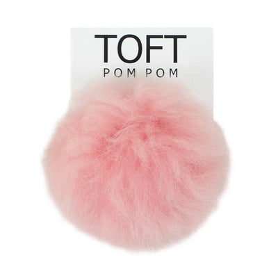 Toft Alpaca Interchangeable Pom Pom - Pink | Yarn Worx