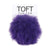 Toft Alpaca Interchangeable Pom Pom - Amethyst | Yarn Worx