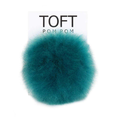 Toft Alpaca Interchangeable Pom Pom - Teal | Yarn Worx